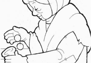 The Widow S Mite Coloring Page Widow S Mite Coloring Page the Widow S Fering