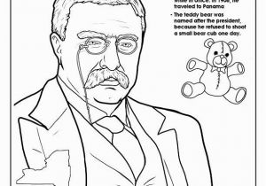 Theodore Roosevelt Coloring Page Coloring Books