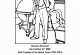 Theodore Roosevelt Coloring Page Learn About theodore Roosevelt with Free Printables