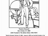 Theodore Roosevelt Coloring Page Learn About theodore Roosevelt with Free Printables