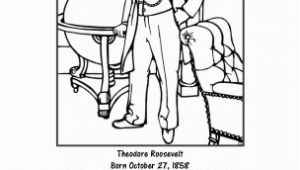 Theodore Roosevelt Coloring Page Learn About theodore Roosevelt with Free Printables