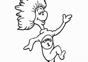 Thing One and Thing Two Coloring Pages Thing 1 and Thing 2 Black and White Clipart Clipart Suggest