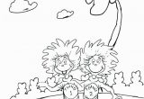 Thing One and Thing Two Coloring Pages Thing 1 and Thing 2 Coloring Page