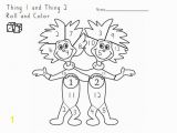 Thing One and Thing Two Coloring Pages Thing 1 and Thing 2 Dr Seurss