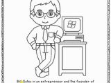 Thomas Edison Coloring Pages Technology History Teaching Resources
