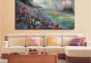 Thomas Friends Wall Mural 2019 Nascar Thunder by Thomas Kinkade Hd Canvas Posters Prints Wall Art Painting Decorative Picture Modern Home Decoration Artwork From Iwallart