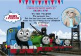 Thomas Friends Wall Mural Thomas the Train Invitation and Thank You Card by