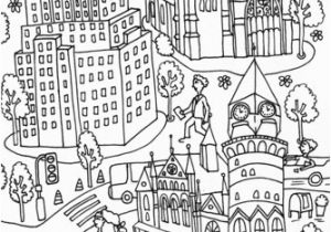 Thomas Jefferson Coloring Page Western Union Building and Jefferson Market Library Coloring