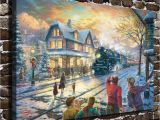 Thomas Kinkade Wall Murals 2019 Thomas Kinkade All Aboard for Christmas Canvas Prints Wall Art