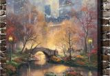 Thomas Kinkade Wall Murals 2019 Thomas Kinkade Central Park In He Fall Canvas Prints Wall Art