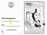 Thomas the Tank Engine Coloring Pages Birthday Thomas the Engine Birthday Card