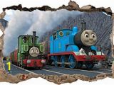 Thomas the Tank Engine Wall Mural Amazon Thomas the Tank & Friends Smashed Wall Decal Graphic