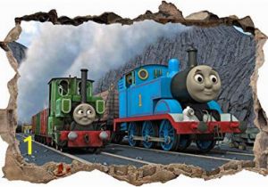 Thomas the Tank Engine Wall Mural Amazon Thomas the Tank & Friends Smashed Wall Decal Graphic