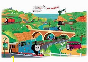 Thomas the Tank Wall Mural Amazon Thomas the Tank & Friends Smashed Wall Decal Graphic