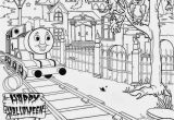 Thomas the Train Halloween Coloring Pages Haunted Thomas the Train Halloween Coloring Pages