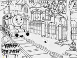 Thomas the Train Halloween Coloring Pages Haunted Thomas the Train Halloween Coloring Pages
