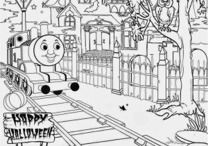 Thomas the Train Halloween Coloring Pages Haunted Thomas the Train Halloween Coloring Pages