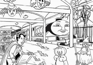 Thomas the Train Halloween Coloring Pages Kids Thomas the Train Halloween Sa494 Coloring Pages Printable