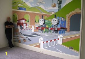Thomas the Train Mural 8 Best Thomas and Friends Mural Images
