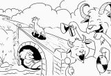 Three Billy Goats Gruff Troll Coloring Pages Best S Billy Goat Coloring Page Three Goats Gruff