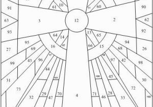 Three Crosses Coloring Page Christian Stained Glass Patterns
