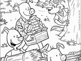 Three Little Pigs Coloring Pages Disney Coloring Hd Football