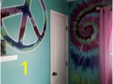 Tie Dye Wall Mural Teen Girls Room Murals