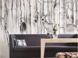 Tiger Woods Wall Mural Cerf Dans Mur Murale Animaux forªt De Mur Bois Papier Peint