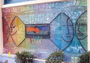 Tile Mural Creative Arts Mosaic Artist – Ellen Blakeley – Tempered Glass Mosaic Mural – San