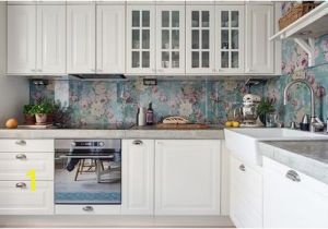 Tile Murals Behind Stove 13 Removable Kitchen Backsplash Ideas