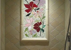 Tile Wall Murals for Sale Sale 2ft Mosaic Mural Floral Stained Glass by Paradisemosaics