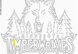 Timberwolves Coloring Pages Emblem Of Minnesota Timberwolves Coloring Page Printable Game