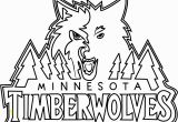 Timberwolves Coloring Pages Minnesota Timberwolves Coloring Page Free Nba Coloring Pages