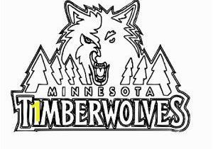 Timberwolves Coloring Pages Minnesota Timberwolves Free Logo Coloring Page Minnesota