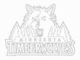 Timberwolves Coloring Pages Minnesota Timberwolves Logo Nba Sport Coloring Pages Printable