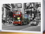 Times Square Wall Mural Red Bus Times Square Wall Mural