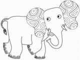 Tinga Tinga Coloring Pages Tinga Tinga Tales Black and White Picture Of Elephant