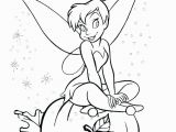 Tinkerbell Coloring Pages Games Online Free Tinkerbell Sitting Pumpkin Coloring Play Free