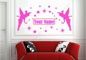 Tinkerbell Murals Aliexpress Buy Personalized Name Fairies Fairy Tinkerbell