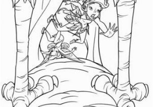 Tinkerbell Vidia Coloring Pages Vidia is In the Danger Coloring Page Tinkerbell