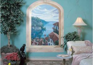 Tips for Painting Wall Murals Mediterranean Villas Window Mural