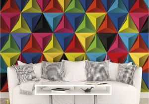 Tonal Circles Wall Mural Pyramids Colour Add Depth and Dimension to Your Room