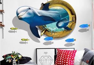 Tonal Circles Wall Mural Shop Chezmax Diy Dolphin Waterproof Wall Sticker Removable