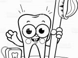 Tooth and toothbrush Coloring Pages Improved tooth and toothbrush Coloring Pages Impressive Page