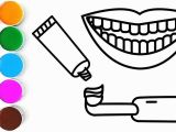 Toothbrush and toothpaste Coloring Page 14 Luxury toothbrush and toothpaste Coloring Page Stock