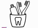 Toothbrush and toothpaste Coloring Page How to Draw toothbrush and toothpaste for Kids