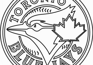 Toronto Blue Jays Coloring Pages Printable toronto Blue Jays Logo Coloring Page Free Mlb Coloring