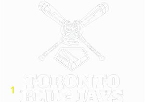 Toronto Blue Jays Logo Coloring Pages Printable toronto Blue Jays Coloring Sheet