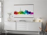 Toronto Skyline Wall Mural toronto Skyline Rainbow Decorate with A Poster Wall