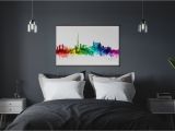 Toronto Skyline Wall Mural toronto Skyline Rainbow Decorate with A Poster Wall